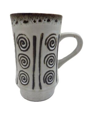 MCM Mod Pottery Mug/ Made in Japan